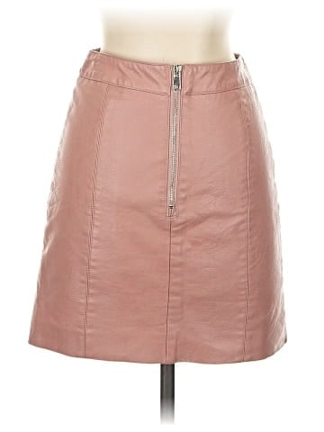 Wish Faux Leather Skirt (view 2)