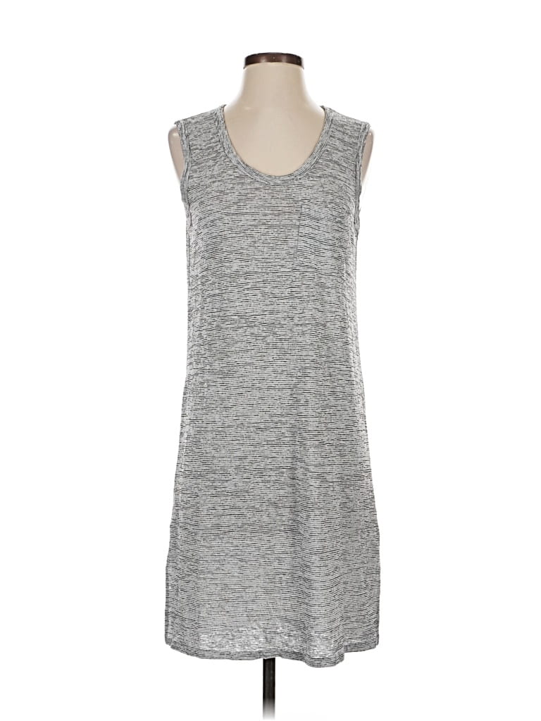 Pre-owned J.crew Factory Store Casual Dress In Gray