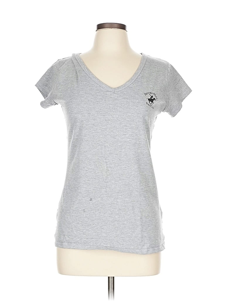 BEVERLY HILLS POLO CLUB Pre-owned Short Sleeve T-shirt In Gray