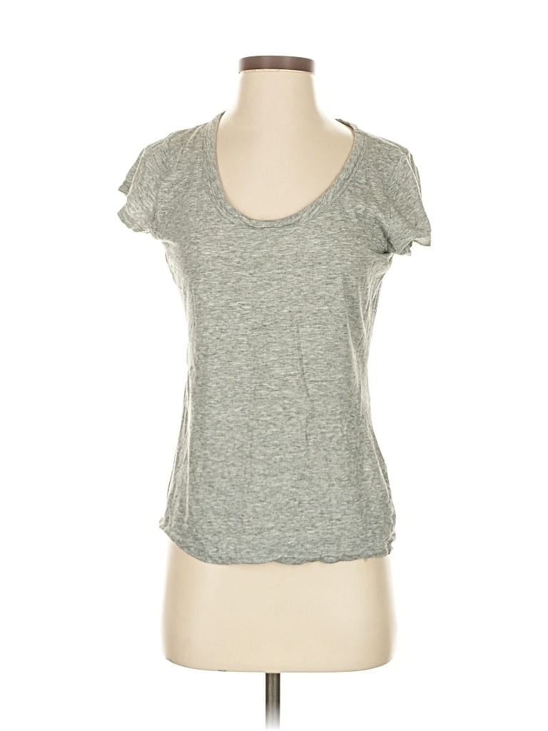 Pre-owned Banana Republic Short Sleeve T-shirt In Gray