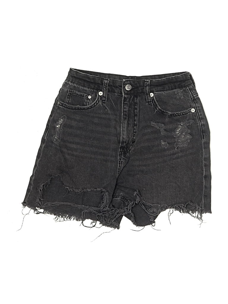 Pre-owned &denim By H&m Denim Shorts In Black