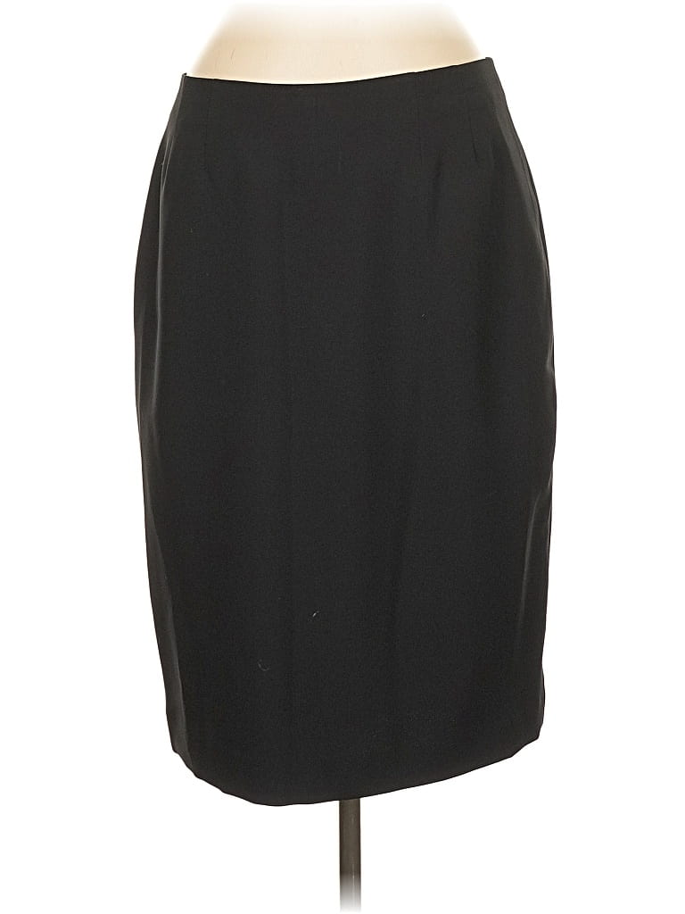 Pre-owned Kasper Formal Skirt In Black