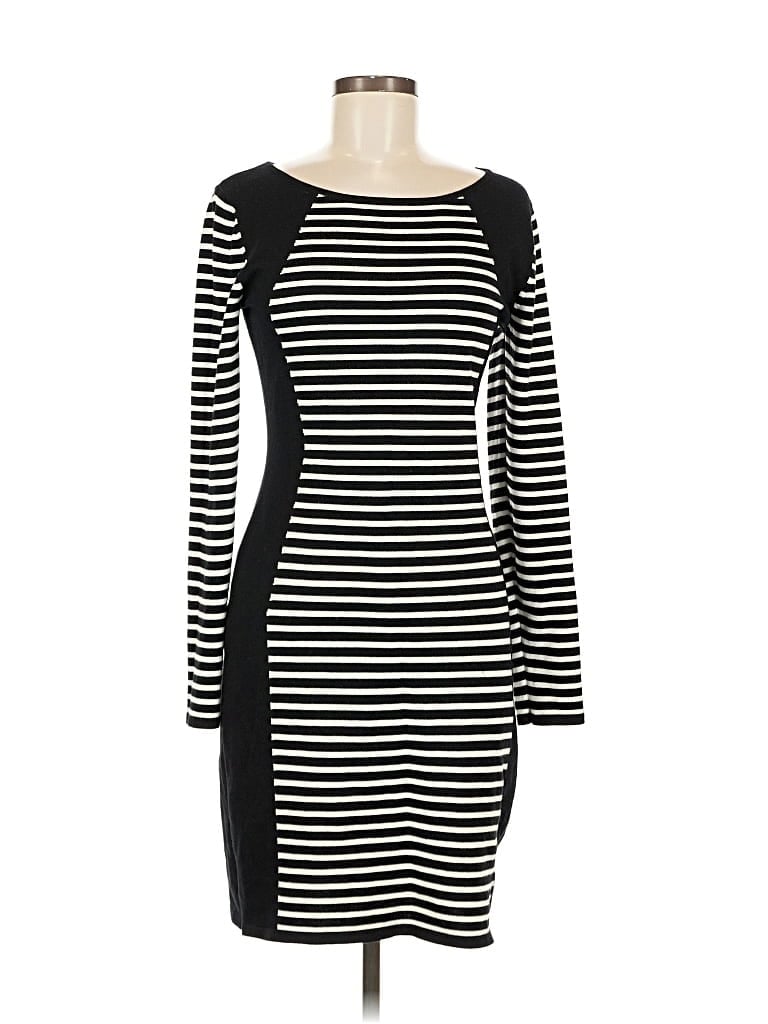 Pre-owned Allison Brittney Casual Dress In Black