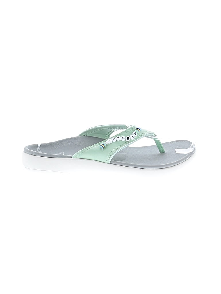 Click to view more detailed imagery on our partner's website Pre-owned Revitalign Flip Flops In Green