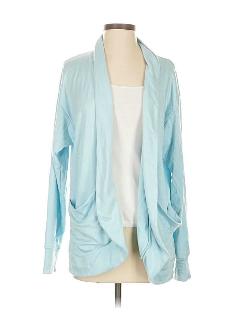 Pre-owned J.crew Factory Store Cardigan Sweater In Blue