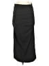 Monrow Solid Gray Black Casual Skirt Size XS - photo 1