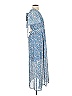 Berthie 100% Polyester Paisley Blue Casual Dress Size S - photo 4