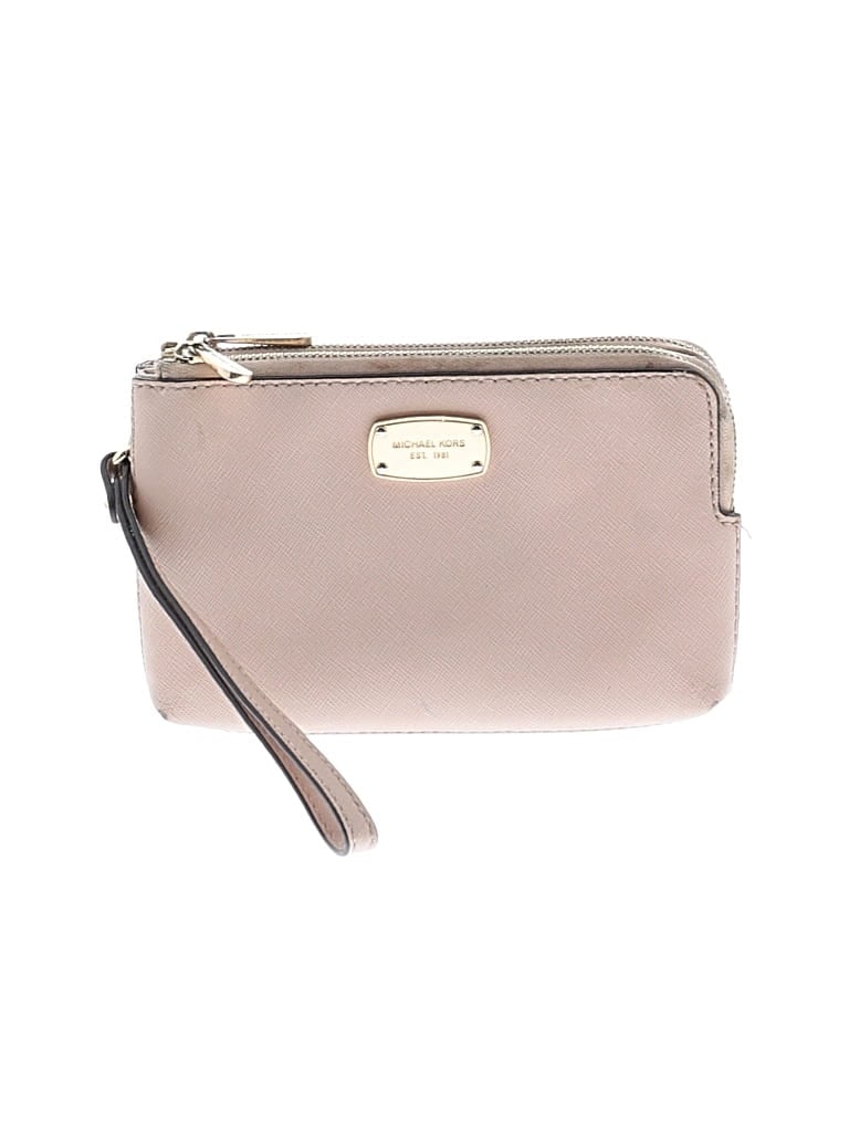 Pre-owned Michael Michael Kors Wristlet In Brown