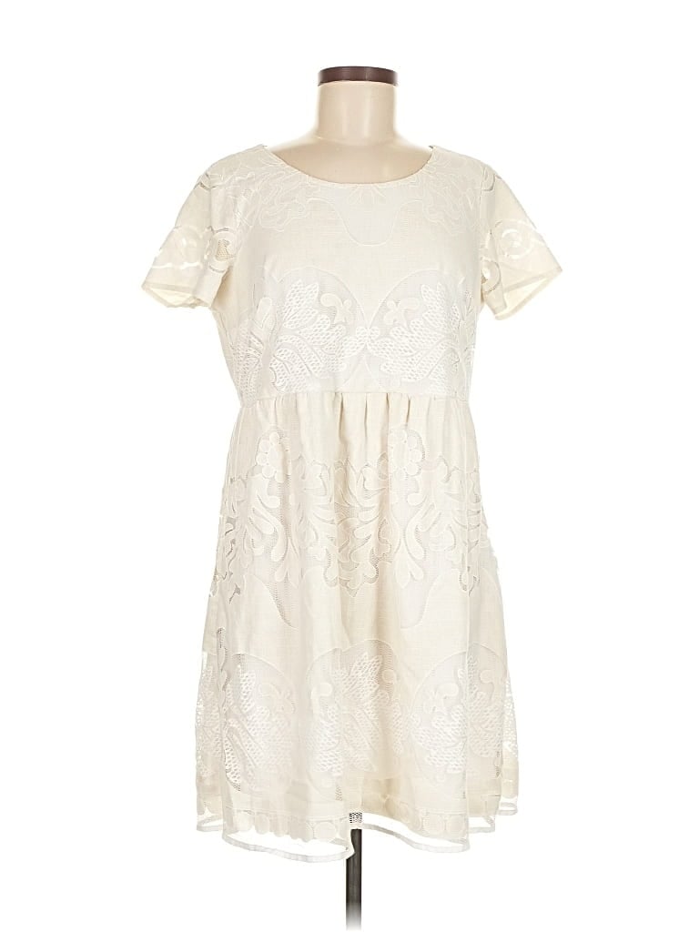 OLD NAVY Pre-owned Casual Dress In White