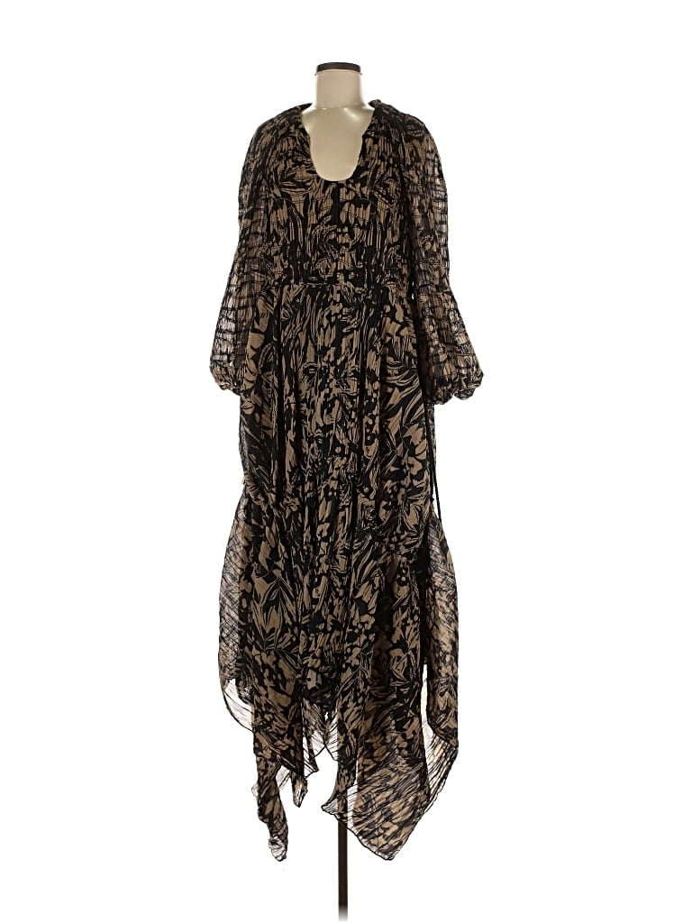 Pre-owned Simkhai Casual Dress In Brown