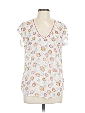 Haut Tunique Femme It Hippie - Taille 40 - Imprimé Animalier Sur Fond Blanc - Sans Manches, Col V - Occasion Très Bon état