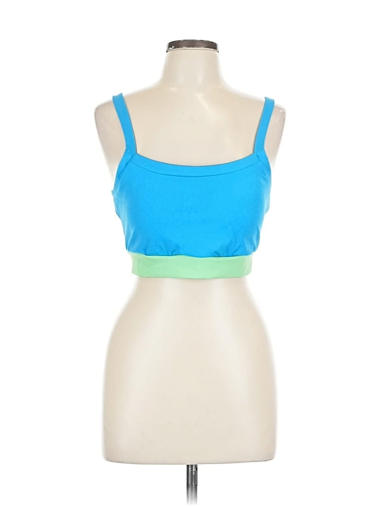 Pre-owned Pink Lily Sports Bra In Blue