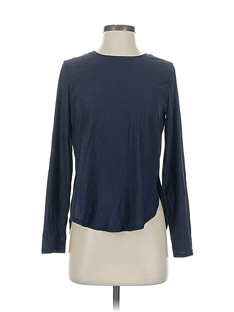 Pre-owned Active By Old Navy Long Sleeve T-shirt In Blue