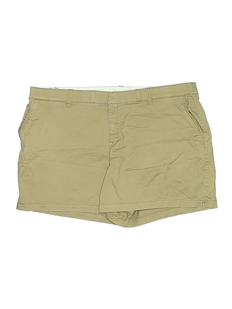 LANE BRYANT Pre-owned Khaki Shorts In Brown