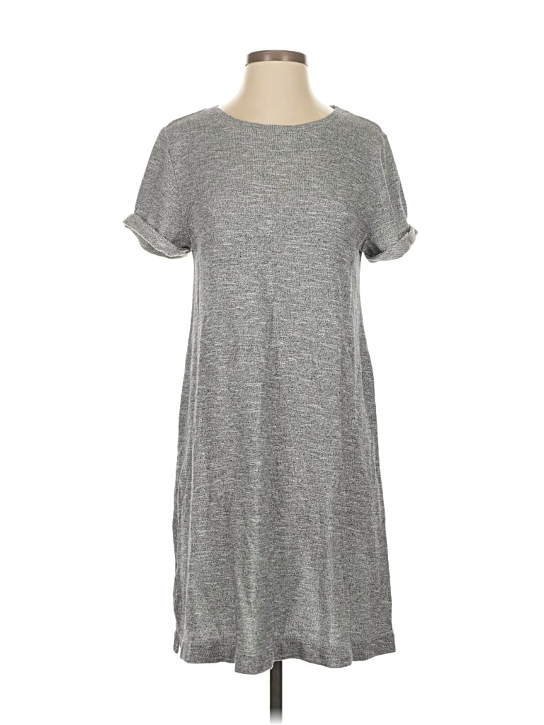 Pre-owned Lou & Grey For Loft Casual Dress In Gray