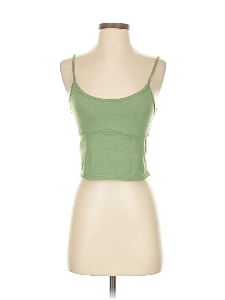 Click to view more detailed imagery on our partner's website Pre-owned Wellbeing + Beingwell Tube Top Green Strapless Neckline Tops