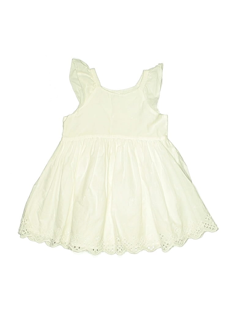 Pre-owned Baby Gap Kids' Dress In White