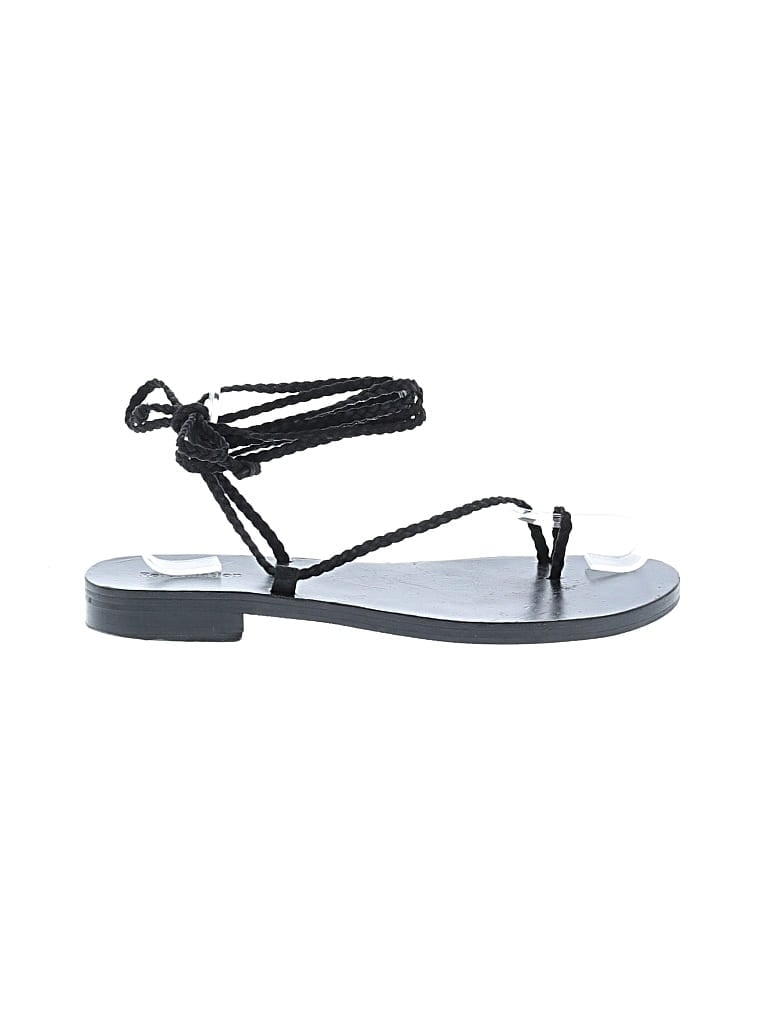 Pre-owned Reformation Sandals In Black