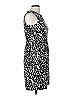 Milly Animal Print Black Cocktail Dress Size 6 - photo 4