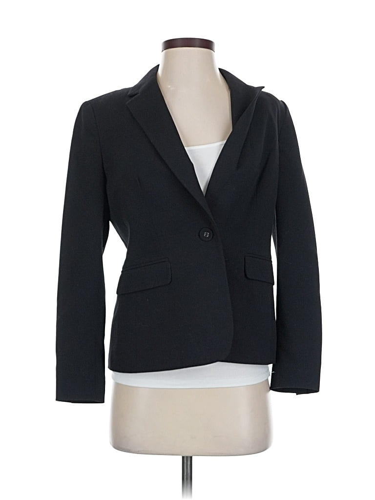 Pre-owned Nine West Blazer Jacket In Black