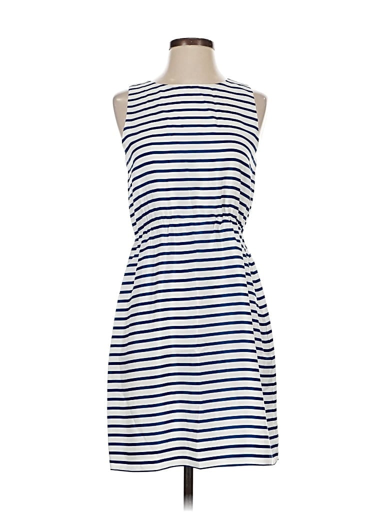 Pre-owned J.crew Factory Store Casual Dress In Blue