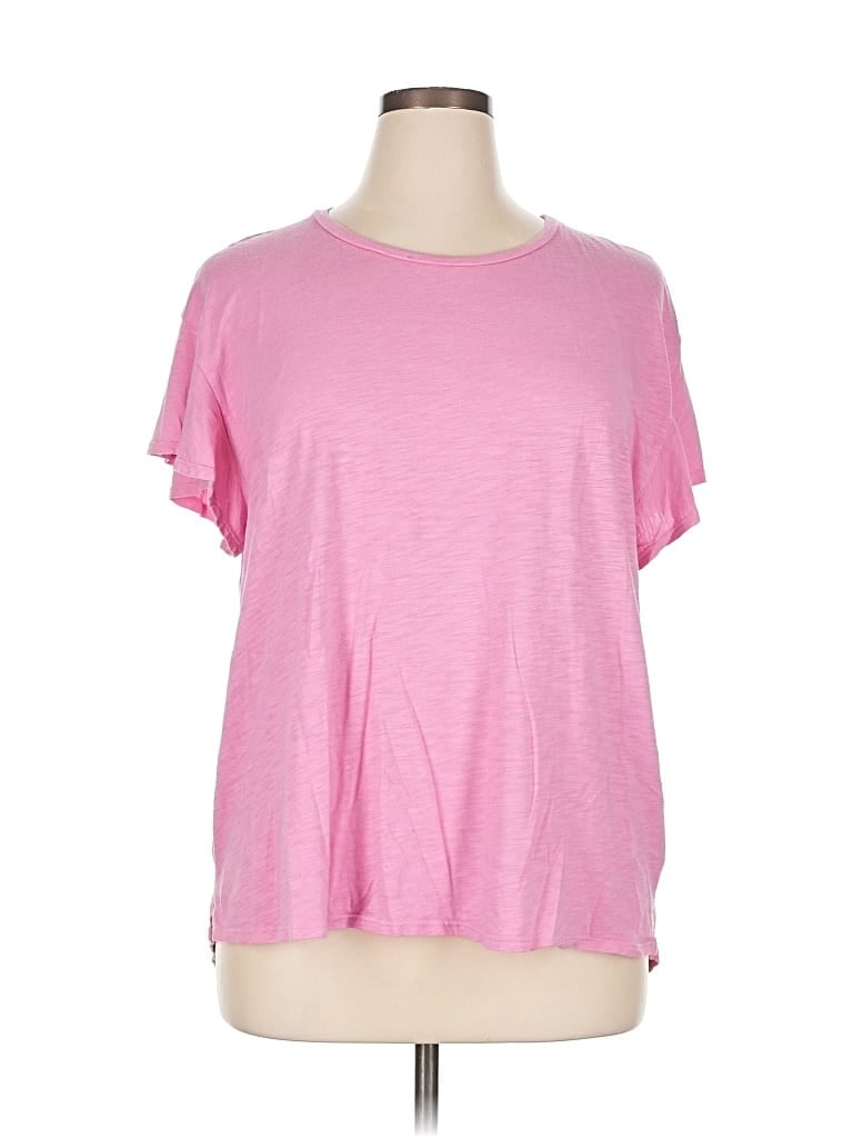 T.LA Pre-owned Short Sleeve T-shirt In Pink