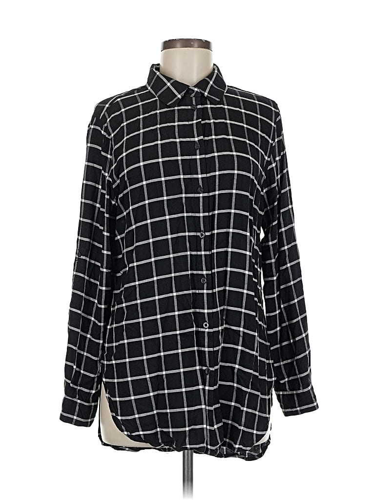 CALVIN KLEIN Pre-owned Long Sleeve Button Down Shirt In Black