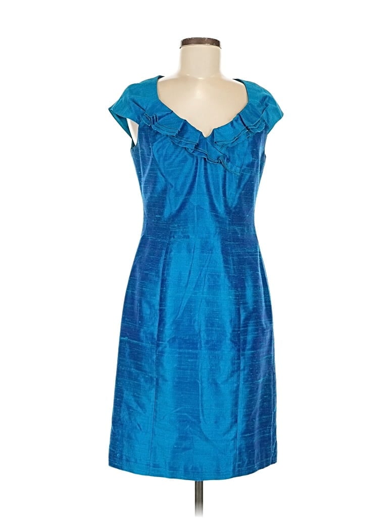 Pre-owned Kay Unger Cocktail Dress In Blue