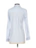 Express Solid Floral Blue Long Sleeve Blouse Size XS - photo 2