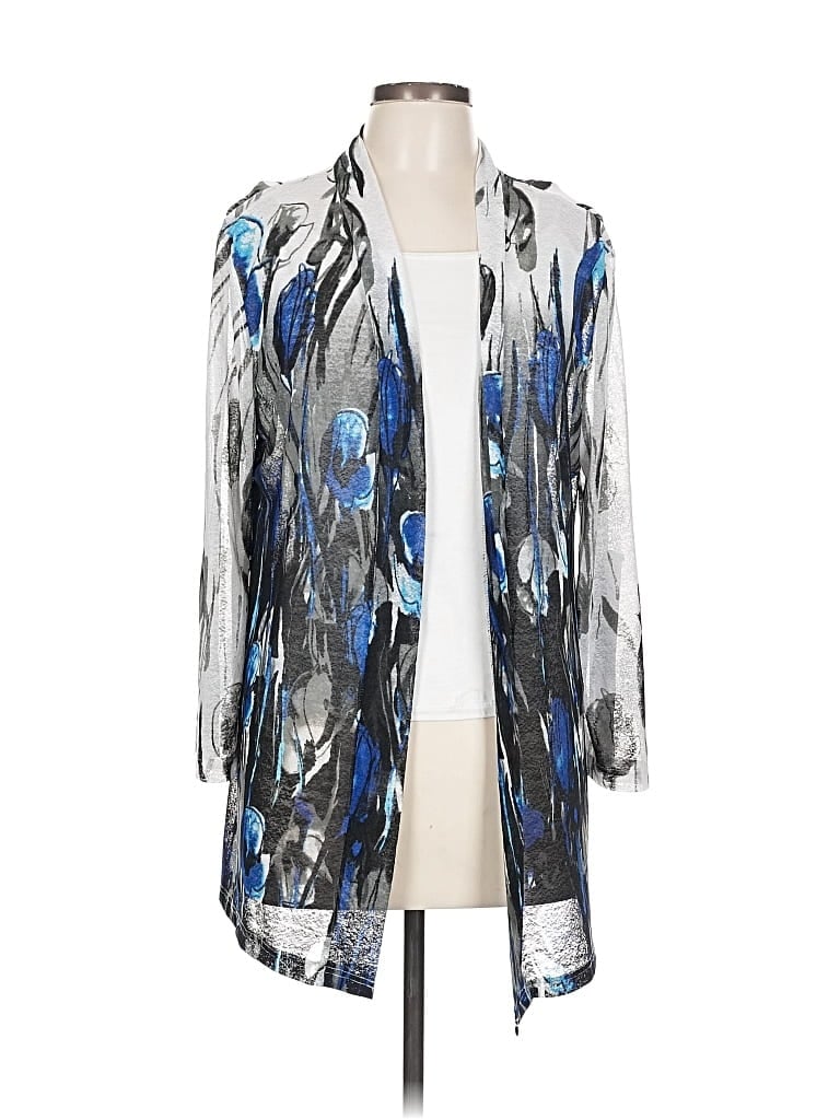 Pre-owned Creation Cardigan Sweater In Blue