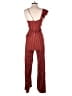 Three Floor Stripes Red Burgundy Jumpsuit Size 2 - photo 2