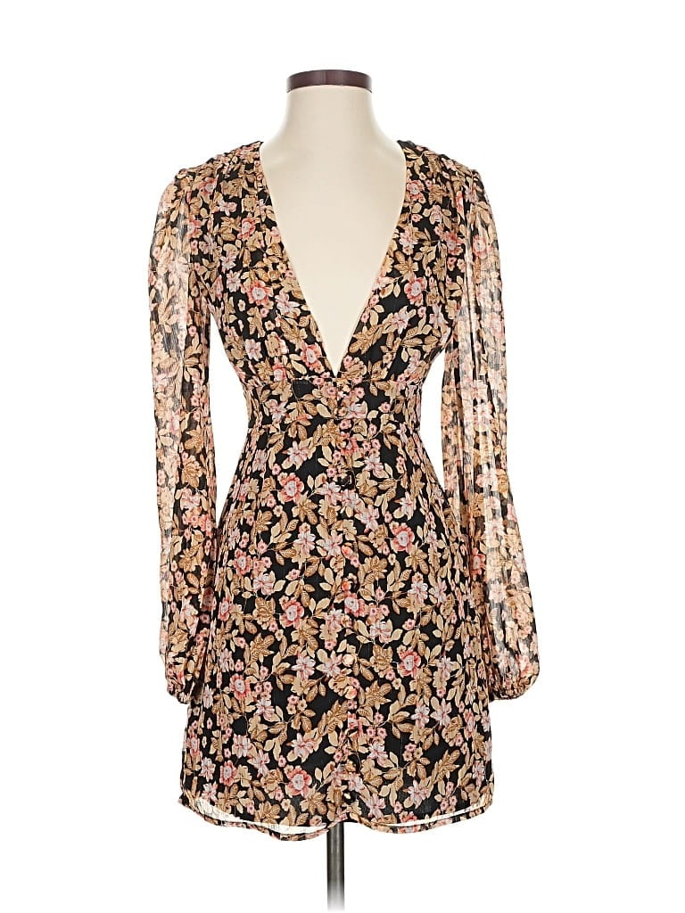 Pre-owned Nasty Gal Inc. Cocktail Dress In Brown