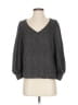 Drew 100% Polyester Gray 3/4 Sleeve Top Size S - photo 1