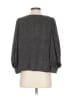 Drew 100% Polyester Gray 3/4 Sleeve Top Size S - photo 2