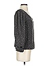 Drew 100% Polyester Gray 3/4 Sleeve Top Size S - photo 4