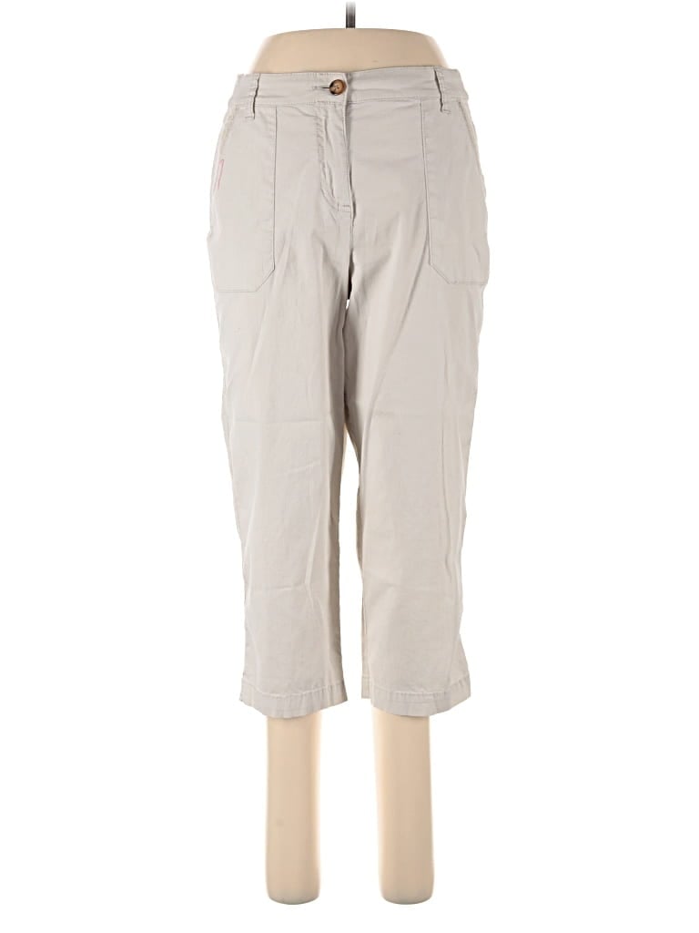 Pre-owned Kim Rogers Casual Pants In Gray