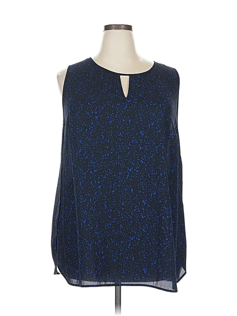 SEJOUR Pre-owned Sleeveless Blouse In Blue