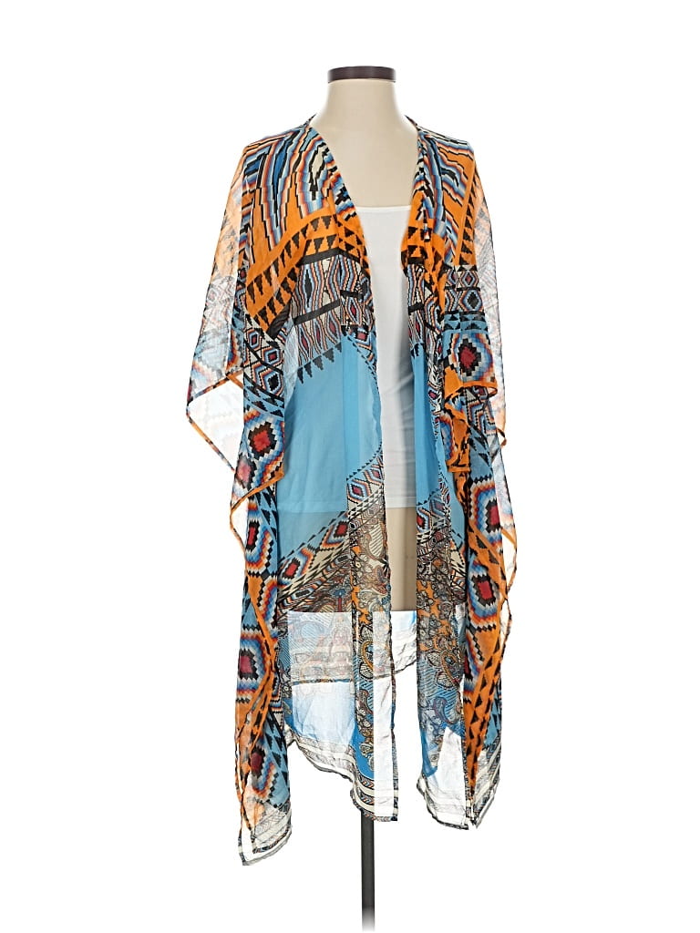 Pre-owned Patrons Of Peace Kimono In Blue