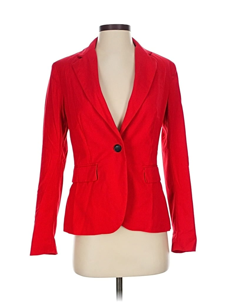 Pre-owned Zara Blazer Jacket In Red