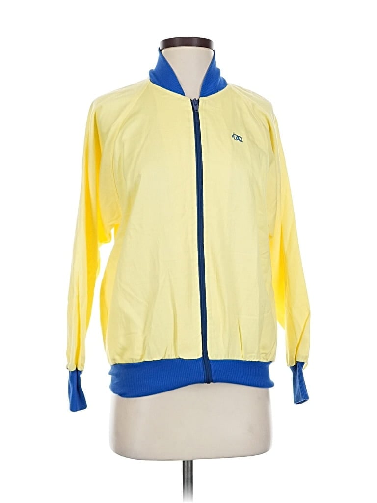 Pre-owned Oscar De La Renta Track Jacket In Yellow