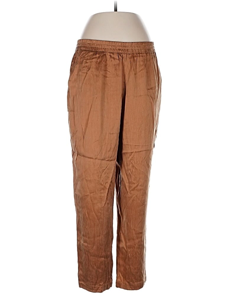 Pre-owned Soft Surroundings Casual Pants In Brown