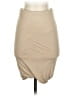 BCBGMAXAZRIA Solid Tan Casual Skirt Size S - photo 1