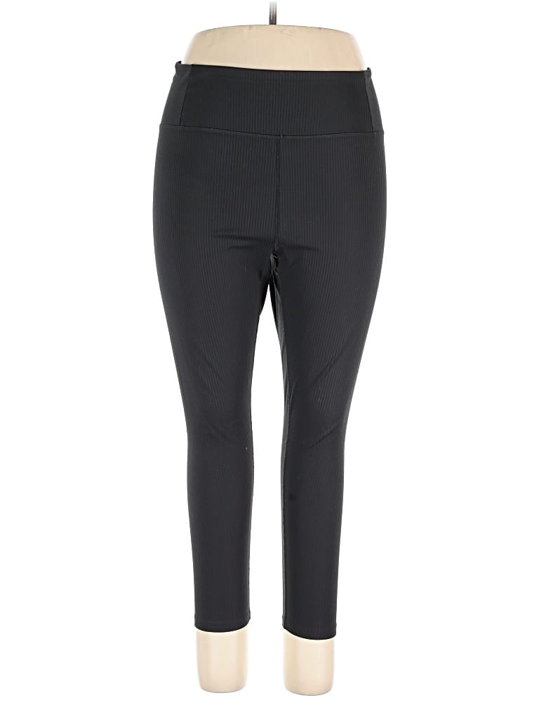 Pre-owned Girlfriend Collective Active Pants In Black