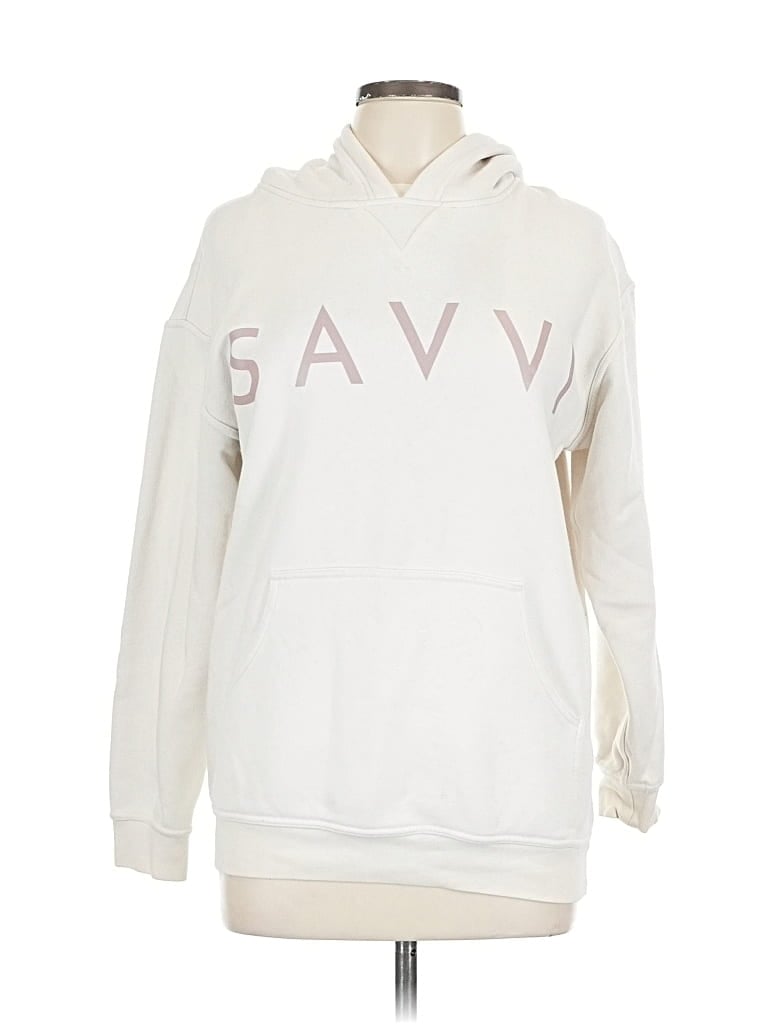 Pre-owned Savvi Sweatshirt In White