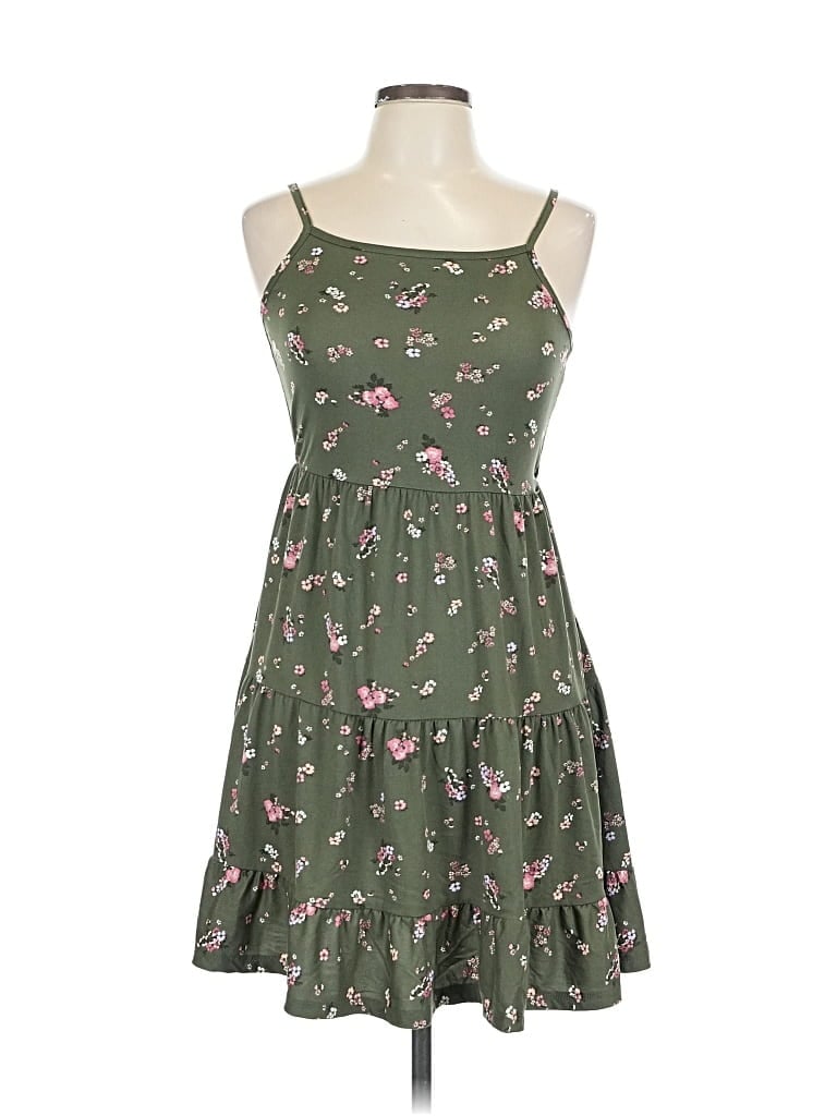 Pre-owned Assorted Brands Casual Dress In Green