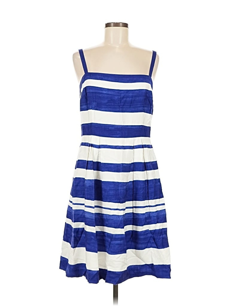 Pre-owned Ann Taylor Loft Casual Dress In Blue