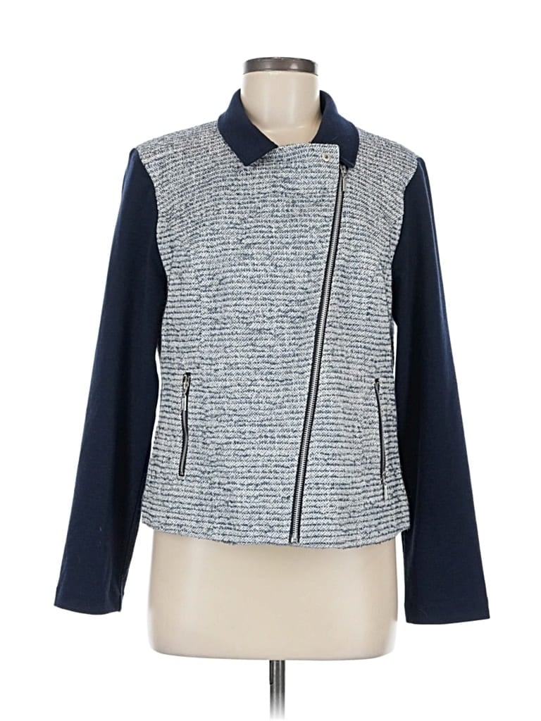 Pre-owned Christopher & Banks Sweater Vest In Blue