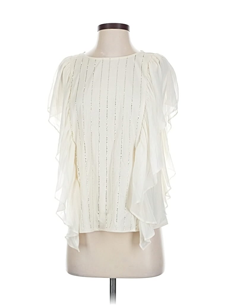 Pre-owned Nu Denmark Sleeveless Blouse In White