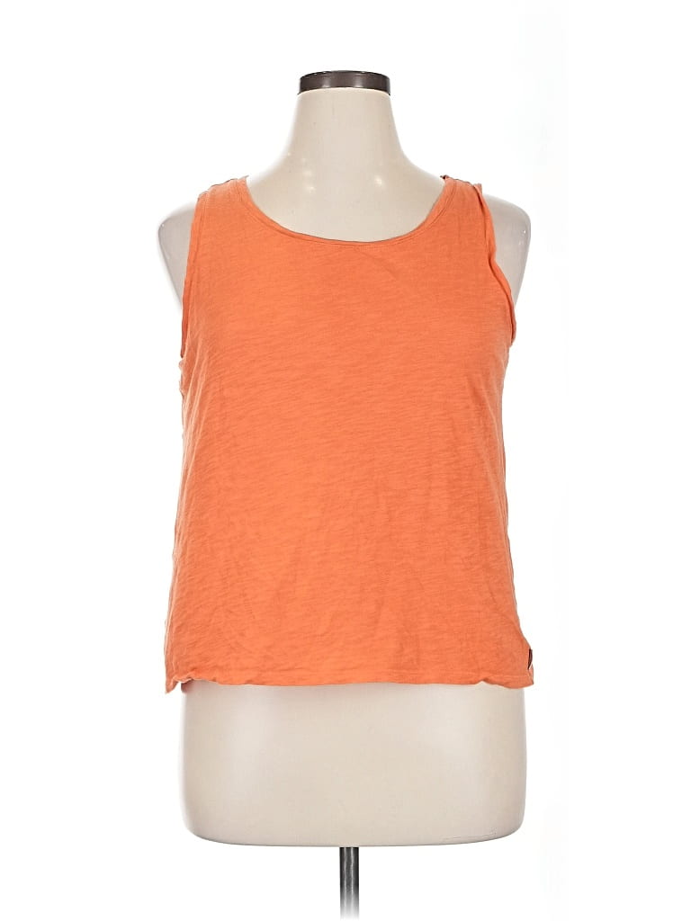 Pre-owned Eddie Bauer Sleeveless T-shirt In Orange