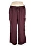 Torrid Burgundy Casual Pants Size 4X Tall (4) - photo 1